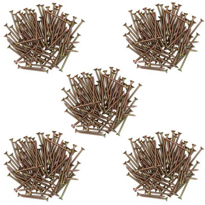 AB Tools Wood Screws Multi Purpose Countersunk Fasteners 5.0 X 60mm Pz2 Screw 500Pc from B&Q