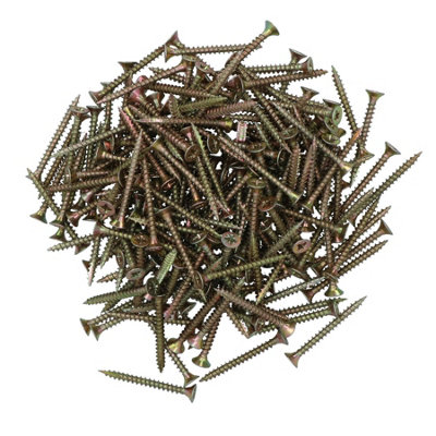AB Tools Countersunk Wood Screws 4.0 X 40mm Serrated Edge Prevent Splitting Pz2 200Pc from B&Q