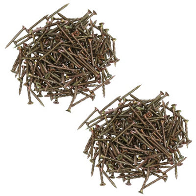 AB Tools Countersunk Wood Screws 4.0 X 40mm Serrated Edge Prevent Splitting Pz2 400Pc from B&Q