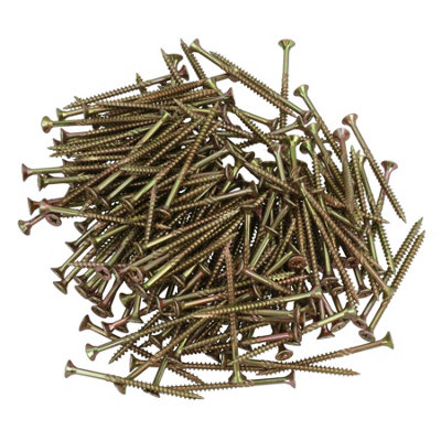 AB Tools Countersunk Wood Screws 4.0 X 60mm Serrated Edge Prevent Splitting Pz2 200Pc from B&Q
