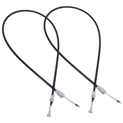 B&Q -  Knott Pronto Fit Quick Release Trailer Brake Cable 1430mm/1620mm Stainless Steel 2Pc