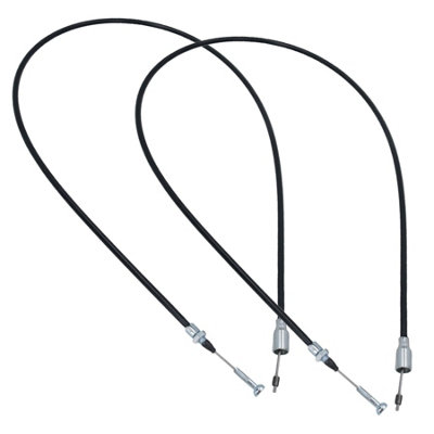 B&Q -  Knott Pronto Fit Quick Release Trailer Brake Cable 1630mm/1820mm Stainless Steel 2Pc