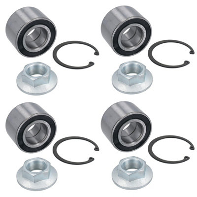 AB Tools Sealed Wheel Hub Bearing Kit For Alko 160 X 37 Euro Brake Drum Dac3060W 4Pc