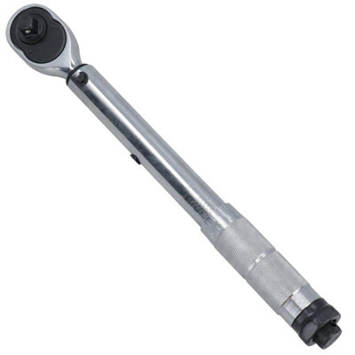AB Tools 3/8In. Drive Calibrated Torque Wrench Ratcheting Ratchet 5Nm25Nm from B&Q