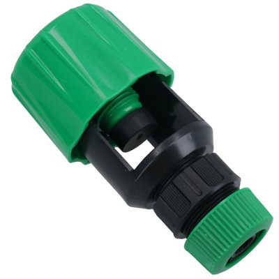 B&Q -  Universal Kitchen Mixer Tap To Garden Hose Connector Adapter Hose Fitting