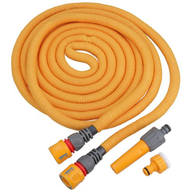 AB Tools Hozelock Expanding Garden Hose Pipe Watering Wonderhoze 12.5 Metres Anti-Kink from B&Q