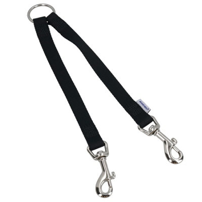 AB Tools Nylon Coupler Double Lead Walk 2 Dogs Leash Adapter Twin Walking Connector from B&Q