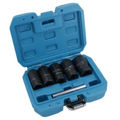 AB Tools 1/2In Metric Twist Sockets Broken Stud Nuts Wheel Lock Nut Remover 1727mm from B&Q