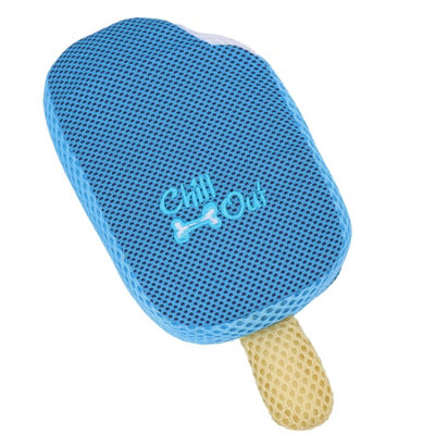 AB Tools Blue Icecream Chillout Cool Dog Puppy Heat Relief Toy Summer Heat Toy Game from B&Q