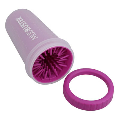AB Tools Large Fuchsia Mudbuster Portable Dog Paw Cleaner Muddy Dog Paw Cleaner from B&Q