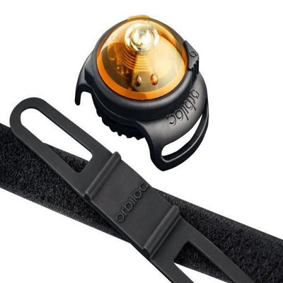 Apollo Slab Tech Amber/Light Waterproof Durable Dual Flashing/Solid Safety Led For Dog Walk