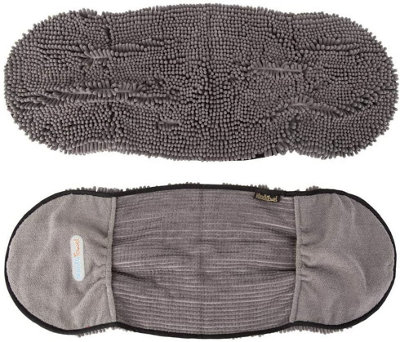 AB Tools 1 Super Absorbent Grey Microfiber Dog Cat Pet Noodle Towel Quick Drying from B&Q