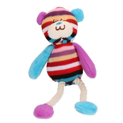 AB Tools Mister Tilly Teddy Dog Toy With Squeak 20Cm/8" from B&Q