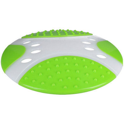AB Tools Dental Throw & Go Fetch Flyer Saucer Fling Frisbee Dog Puppy Toy 23" from B&Q