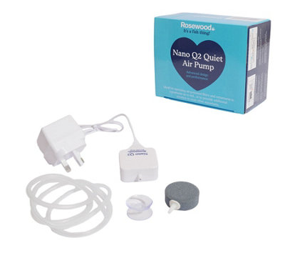 AB Tools Nano Q2 Quiet Fish Aquatic Air Pump For Aquariums Upto 30L from B&Q