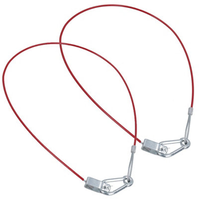 AB Tools Breakaway Towing Cable For Braked Trailers Caravans Hook And Clevis Pin End 2Pc from B&Q