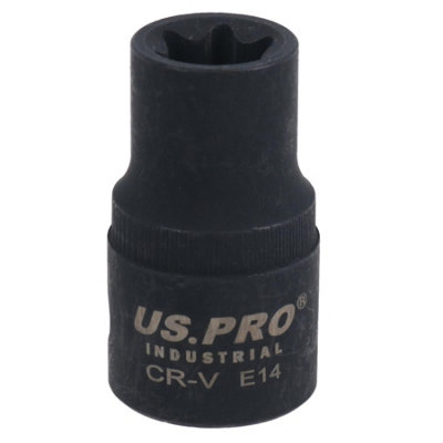 AB Tools E14 Female Impacted Impact Torx Star E Socket 1/2In Drive Shallow from B&Q