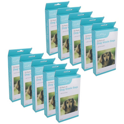 AB Tools Dog Poop Waste Bags Disposal With Tie Handles Heavy Duty Biodegradable 720Pc from B&Q