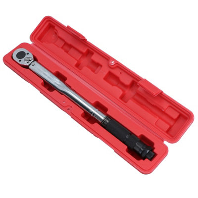 AB Tools 3/8In. Drive Adjustable Click Torque Wrench Ratchet Ratcheting 10-80 Ft Lbs from B&Q