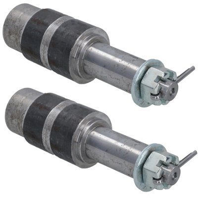 Apollo Slab Tech Trailer Extended Stub Axle For 1In Shaft For Taper Bearing Hubs Hd Weld On 2Pc from B&Q