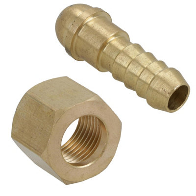 AB Tools Welding Gas Hose Connector 3/8 Hose Tail With 3/8 Bsp Right Handed Thread 1Pc from B&Q