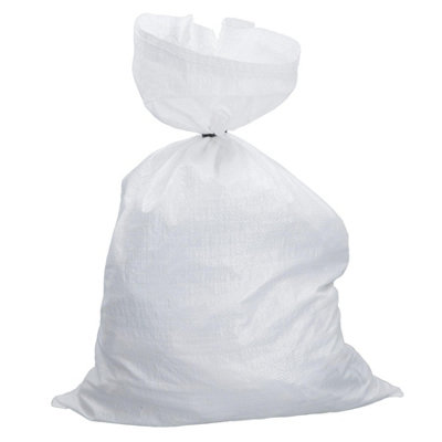 AB Tools Heavy Duty Woven Polypropylene Bags Builder Sacks Rubble Logs 142 X 71Cm 1Pc from B&Q