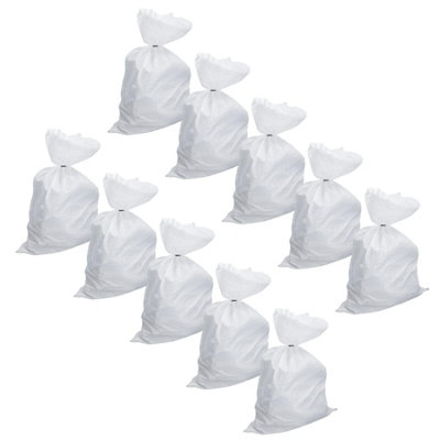 AB Tools Heavy Duty Woven Polypropylene Bags Builder Sacks Rubble Logs 142 X 71Cm 10Pc from B&Q