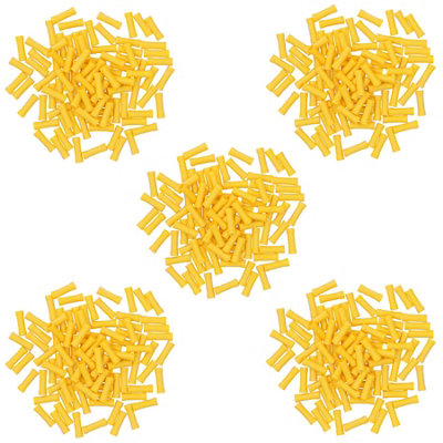 AB Tools Insulated Straight Butt Connectors Electrical Crimps Terminals Yellow 500Pc from B&Q