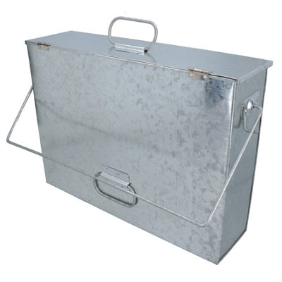 B&Q -  Fire Fireside Ash Carrier Container Remover Box Bucket Hot Or Cold Ash Embers