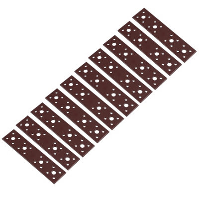 AB Tools Straight Connector Plate Brace Fastener 175mm X 40mm Joist Mending 10Pk from B&Q