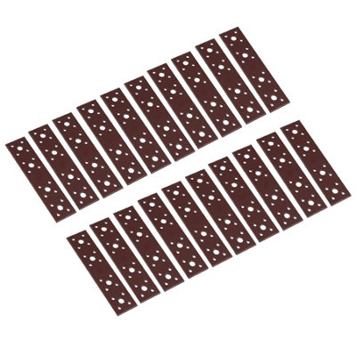 AB Tools Straight Connector Plate Brace Fastener 175mm X 40mm Joist Mending 20Pk from B&Q