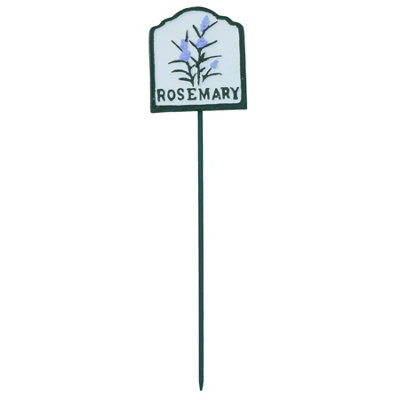 Ab Tools Rosemary Herb Sign Marker Label Cast Iron Plant Plaque Garden Yard Allotment 8Cm