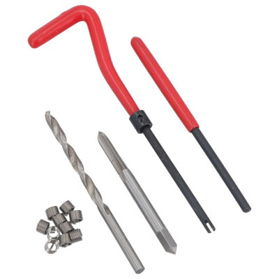 AB Tools 3/16" X 32 Bsf Thread Repair Cutter Kit Helicoil Set For Damaged Threads 14Pc from B&Q