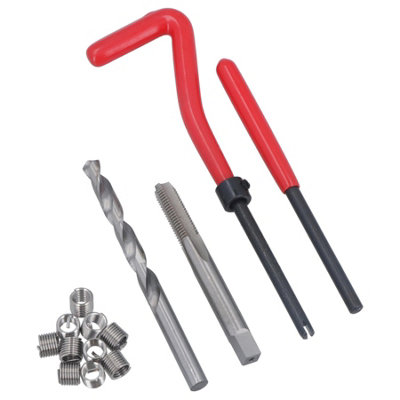 AB Tools 1/4" X 26 Bsf Thread Repair Cutter Kit Helicoil Set For Damaged Threads 14Pc from B&Q