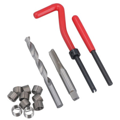 AB Tools 5/16" X 24 Unf Thread Repair Cutter Kit Helicoil Set For Damaged Threads 14Pc from B&Q