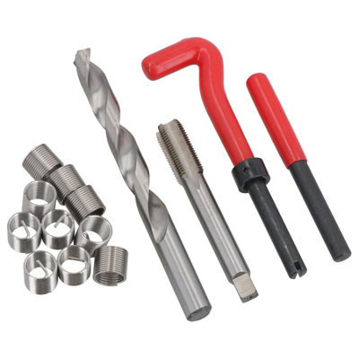 AB Tools 1/2" X 20 Unf Thread Repair Cutter Kit Helicoil Set For Damaged Threads 14Pc from B&Q