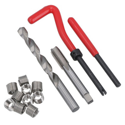 AB Tools 3/8" X 16 Unc Imperial Thread Repair Kit Helicoil Set For Damaged Threads 14Pc from B&Q