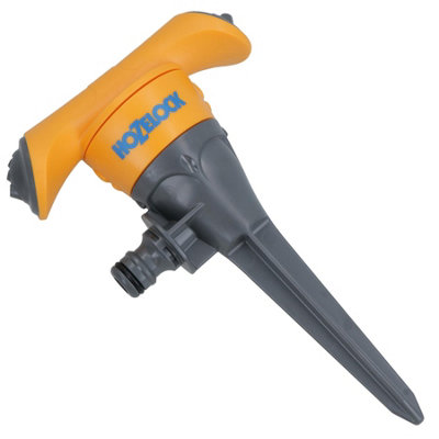 AB Tools Round Garden Lawn Sprinkler Watering Rotating Spray 8 Jets 177M² Coverage from B&Q