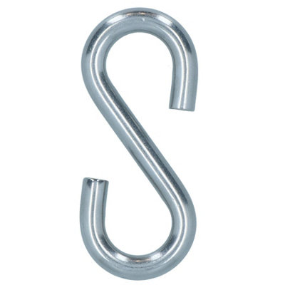 AB Tools S Hook Hanging 5mm Stainless Steel Marine Grade Kitchen Pan Hanger Clothing