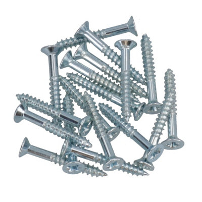 AB Tools 4mm X 30mm Pz2 Drive Countersunk Wood Chipboard Screws Fasteners 18Pc from B&Q