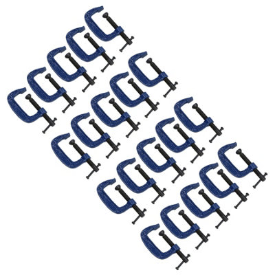 AB Tools 2 Inch G Clamp Fastener Holder Support Clamping For Welding Fabrication 20Pc from B&Q