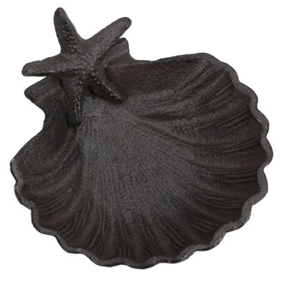 AB Tools Starfish On Shell Soap Dish Bar Holder Seaside Vibe Bathroom Toilet Beach from B&Q