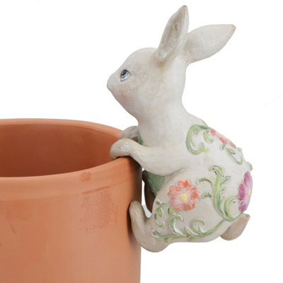 AB Tools Rabbit Plant Pot Hanger Garden Home Yard Ornament Statue Vase Hugger from B&Q