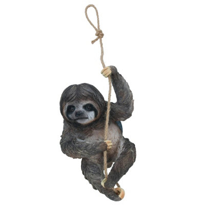 AB Tools Climbing Sloth Tree Hanging Garden Tree Ornament Statue Sculpture Decoration from B&Q