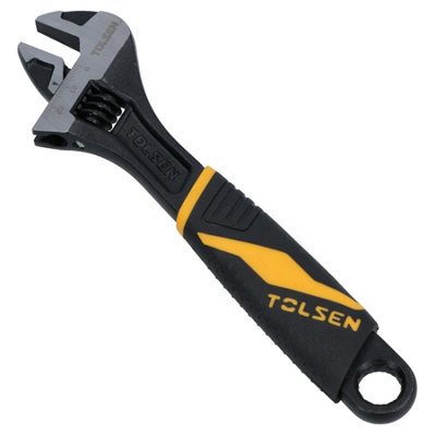 AB Tools 8" Adjustable Spanner Wrench Plumber Plumbing Tool 0mm24mm Opening from B&Q