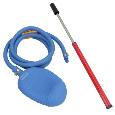 AB Tools Pvc Sealing Inflatable Test Air Bag 3" (75mm) Drain Pipe Bung & Hand Pump from B&Q