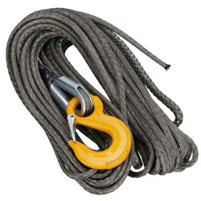 AB Tools Synthetic Winch Tow Rope Cable Hook Hmpe Off Road Recovery 4X4 10mm 30M from B&Q