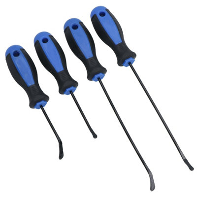 AB Tools 4Pc Angled Spoon Tipped O Ring And Oil Seal Remover Pick Tools Ergonomic Grip from B&Q