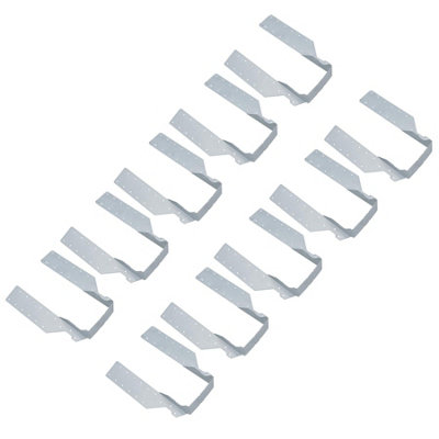 AB Tools Light Duty Timber Wood Joist Hanger 91mm Galvanised Loft Beam Holder 10Pk from B&Q