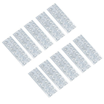 AB Tools Hand Nail Plate 50mm X 150mm Galvanised Timber Wood Joining Connector 10Pk from B&Q